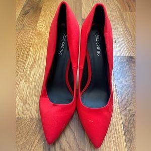 Call it Spring Red heels